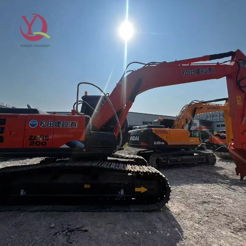 Good Performance Competitive Price Used Hitachi 200 Medium Crawler Excavator Machinery Solution