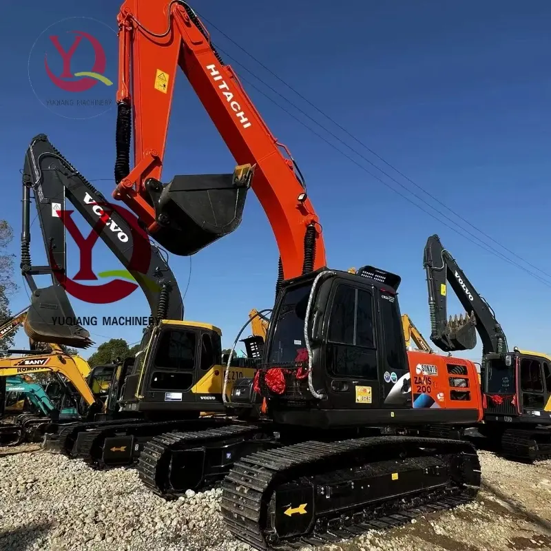Hot Sale Powerful Second Hand Hitachi 200-6 Medium Hydraulic Excavator Construction Supplier