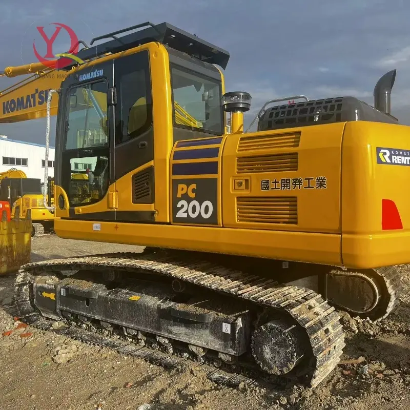 New Arrival Used KOMATSU 200-8 Medium Excavator Construction Machinery Global Supply