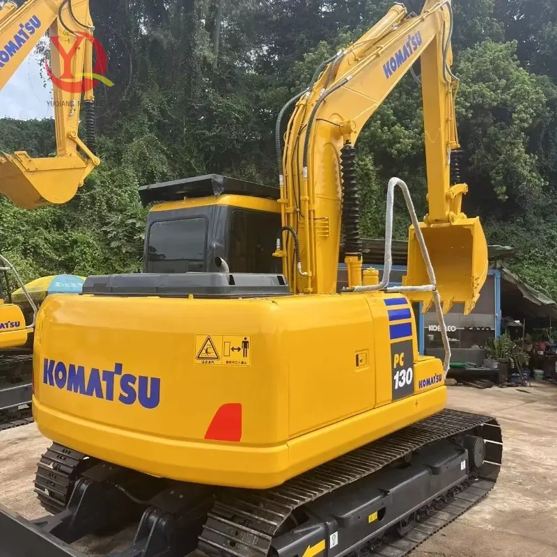 Used KOMATSU 130-7 with Dozer Blade Crawler Excavator Construction Equipment Solution