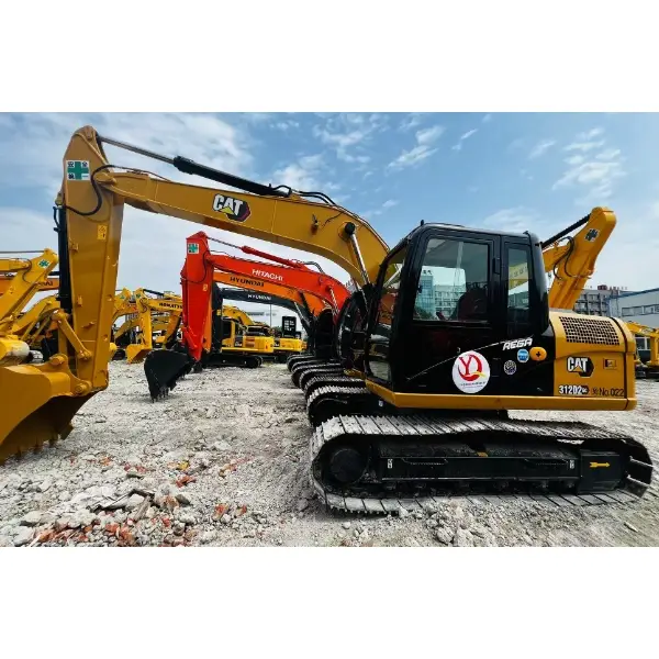 Excavadora usada CAT 312D2GC de tamaño mediano, a precio competitivo, en oferta.