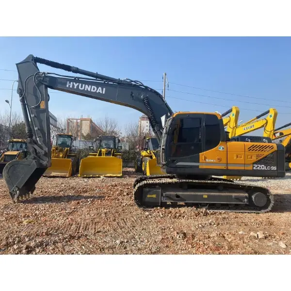 Экскаватор Hyundai 220LC б/у, производительность высокая, тяжёлый гусеничный экскаватор 20 тонн, горячая продажа