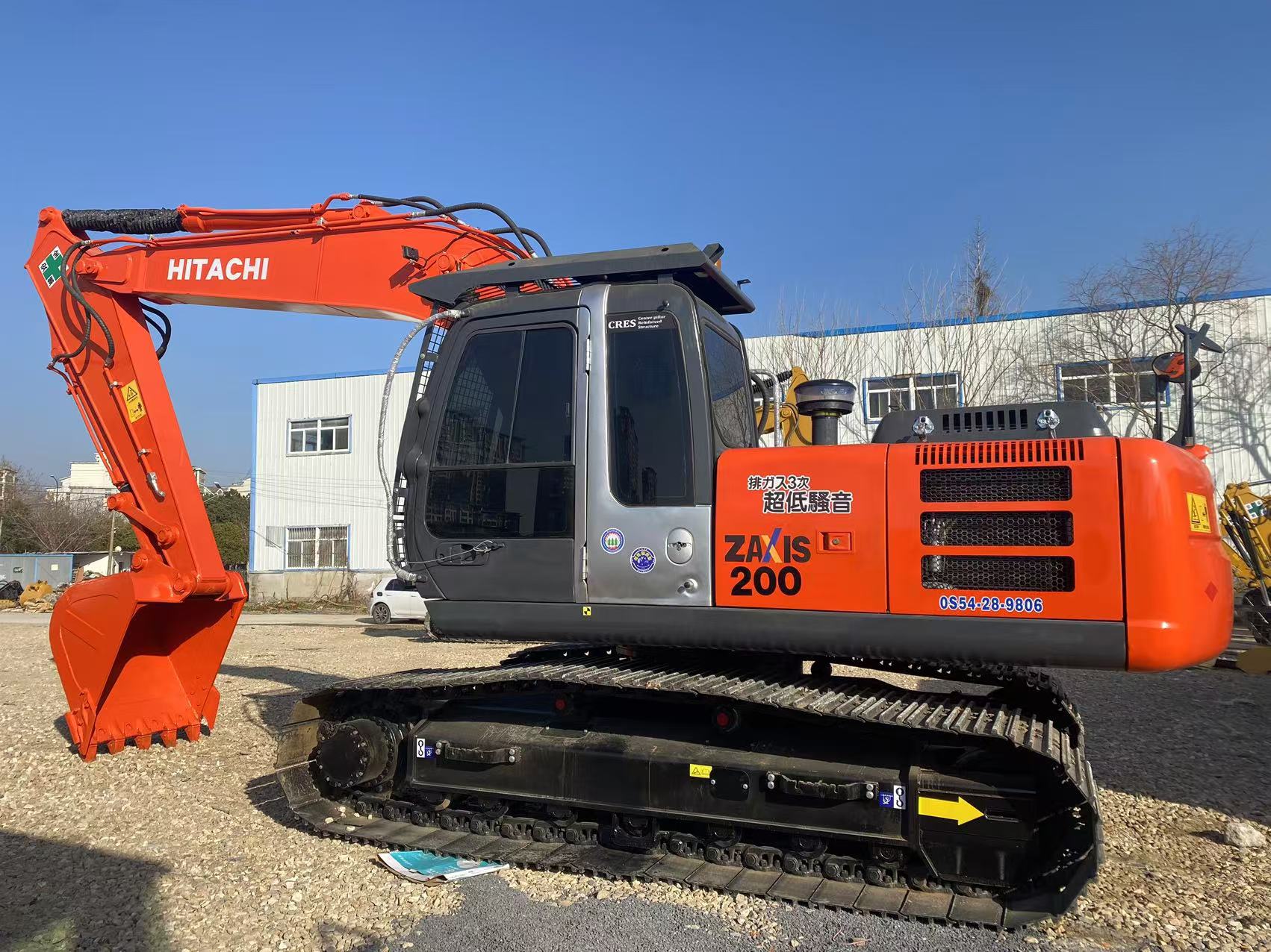 Good Condition Used Excavator Hitachi ZX200Hydraulic 20 ton for Low Price Excavator Supplier