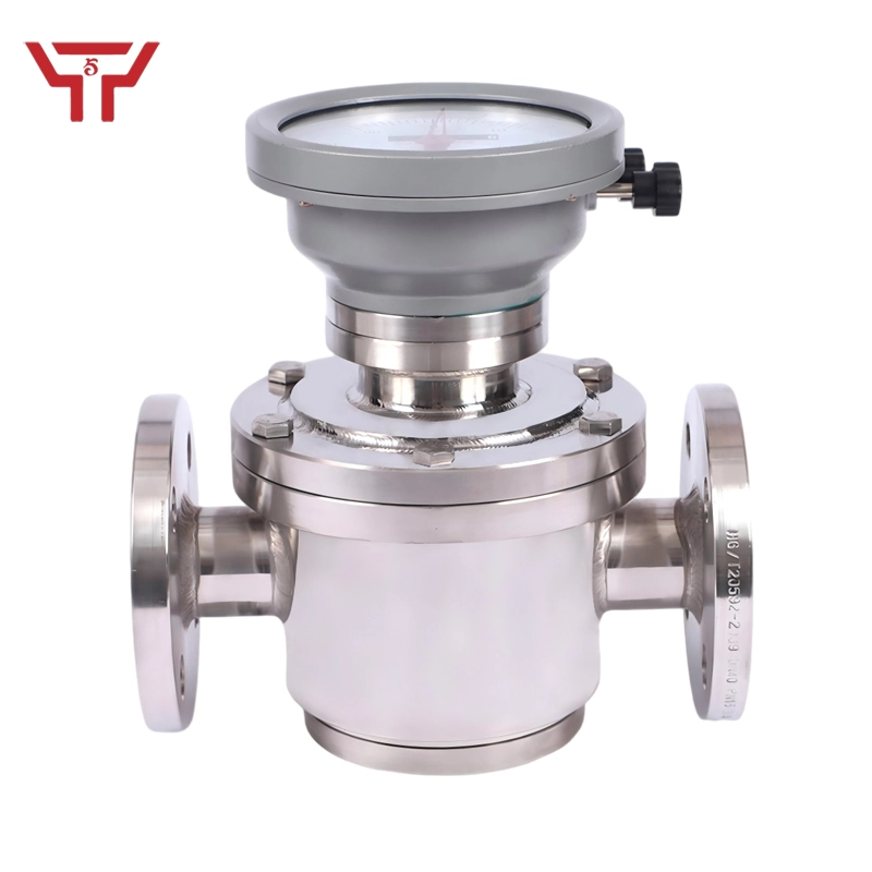 Sanitary Chemical-Grade Stainless Steel High-Precision Oval Gear Flowmeter