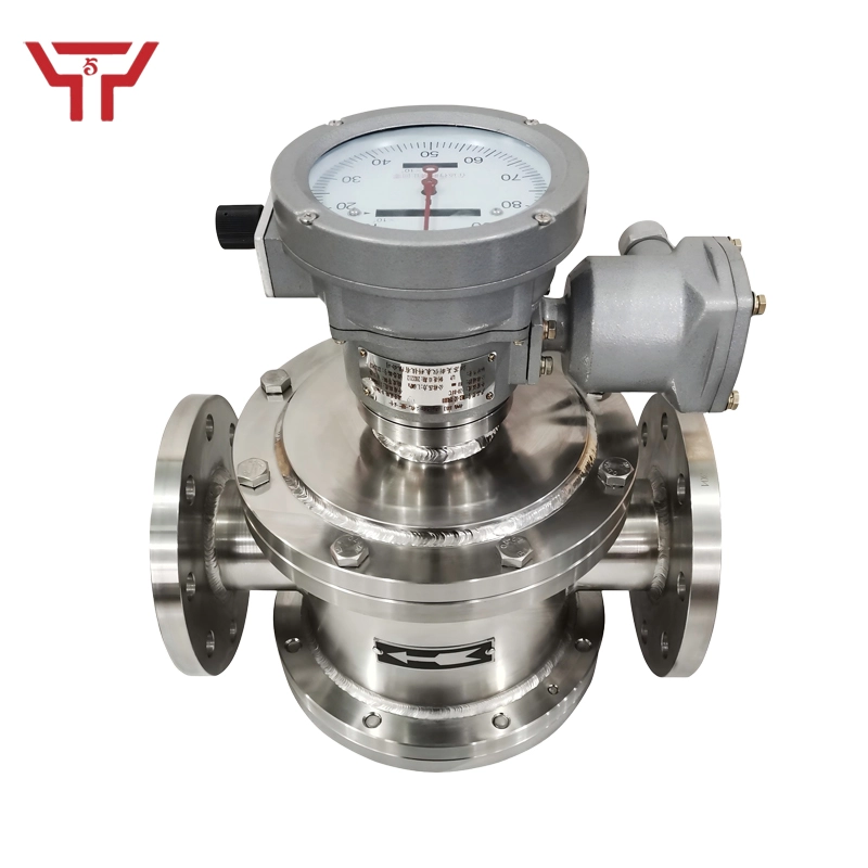Sanitary Chemical-Grade Stainless Steel High-Precision Oval Gear Flowmeter