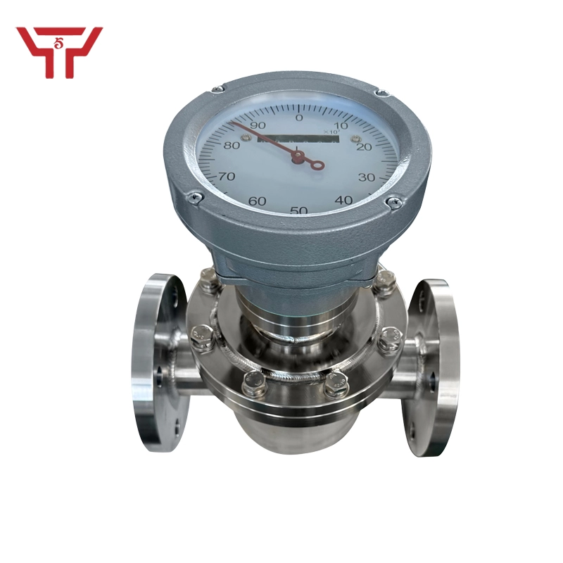 Sanitary Chemical-Grade Stainless Steel High-Precision Oval Gear Flowmeter
