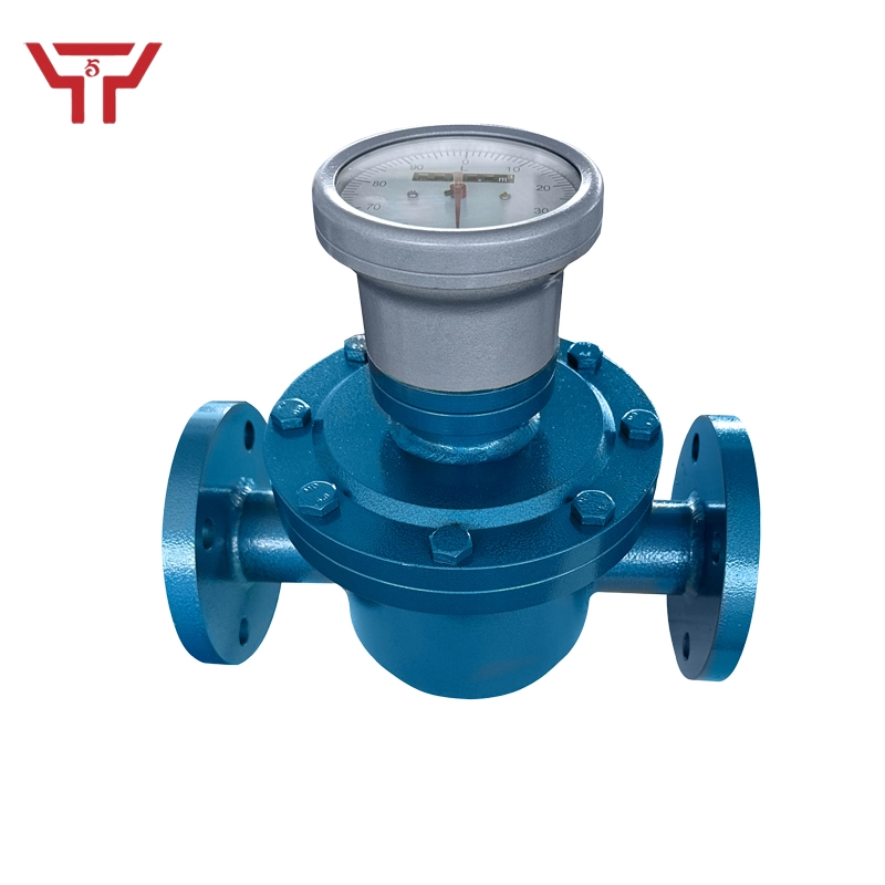 Carbon Steel Mechanical Display High-Viscosity High-Precision Oval Gear Flowmeter