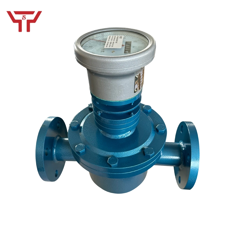 Carbon Steel Mechanical Display High-Viscosity High-Precision Oval Gear Flowmeter