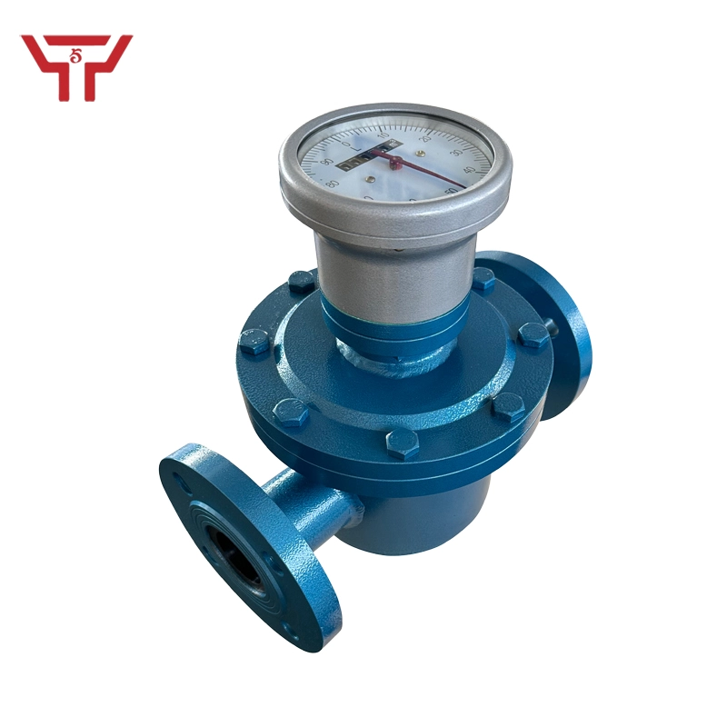 Carbon Steel Mechanical Display High-Viscosity High-Precision Oval Gear Flowmeter