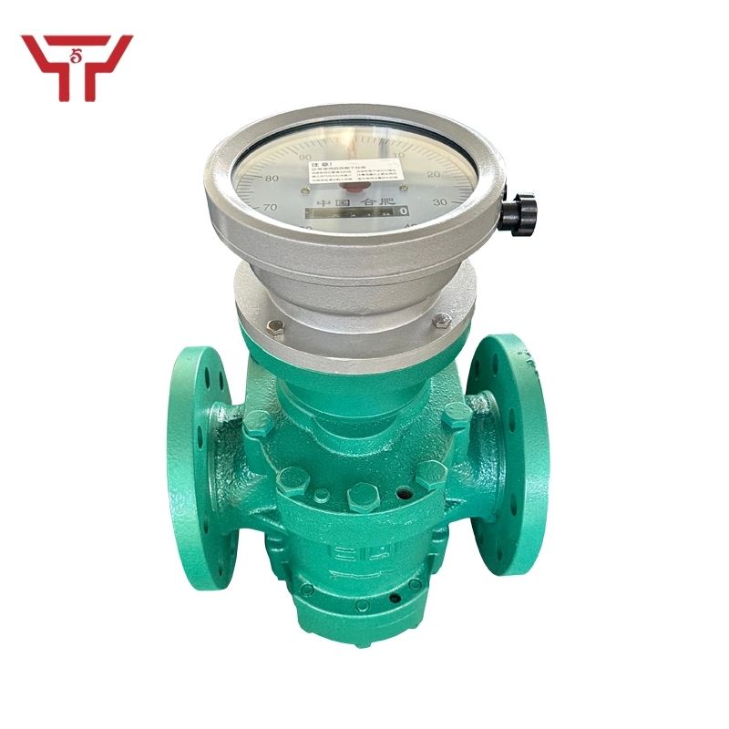 Cast iron high-viscosity fuel oil oval gear flowmeter