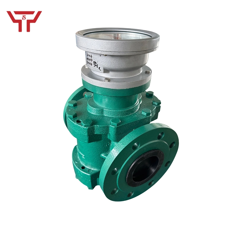 Cast iron high-viscosity fuel oil oval gear flowmeter