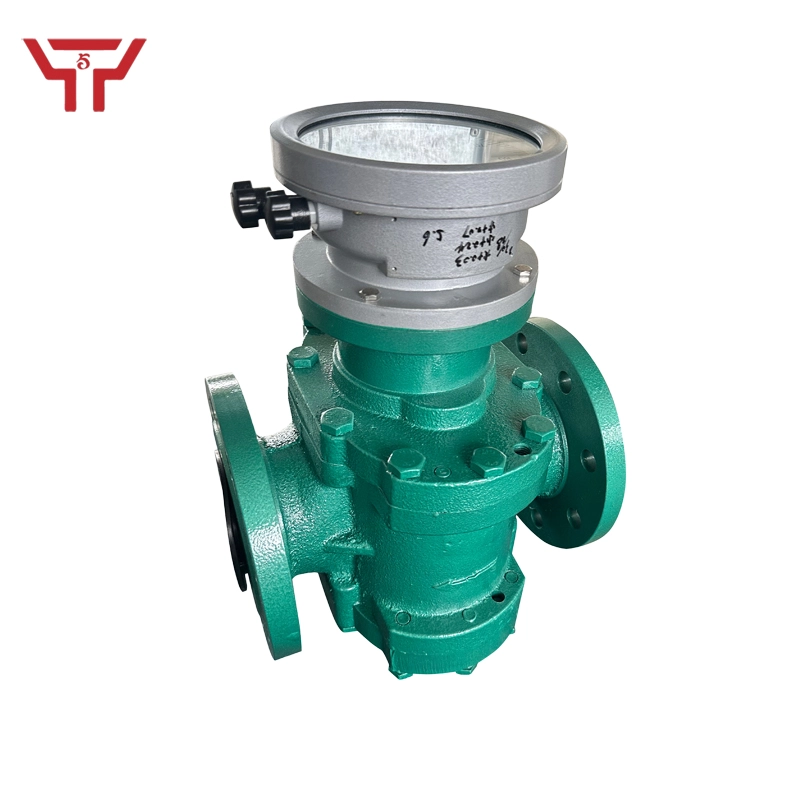 Cast iron high-viscosity fuel oil oval gear flowmeter
