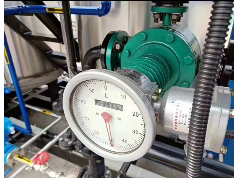 High-temperature-high-viscosity-oval-gear-flow-meter