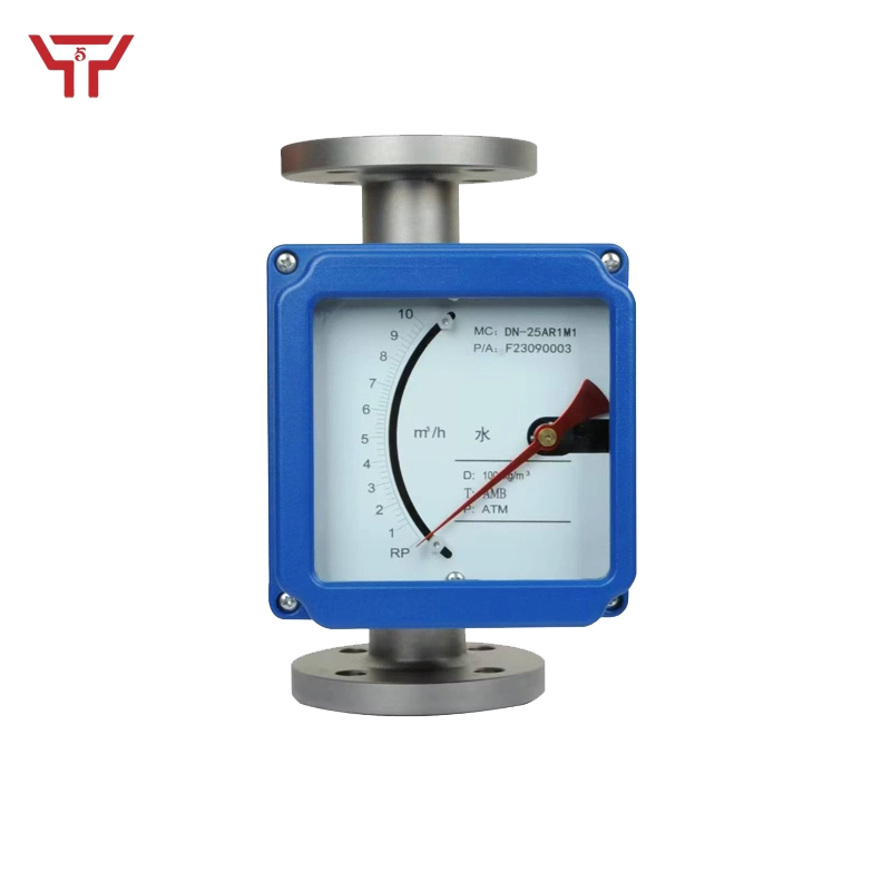 Metal tube rotameter