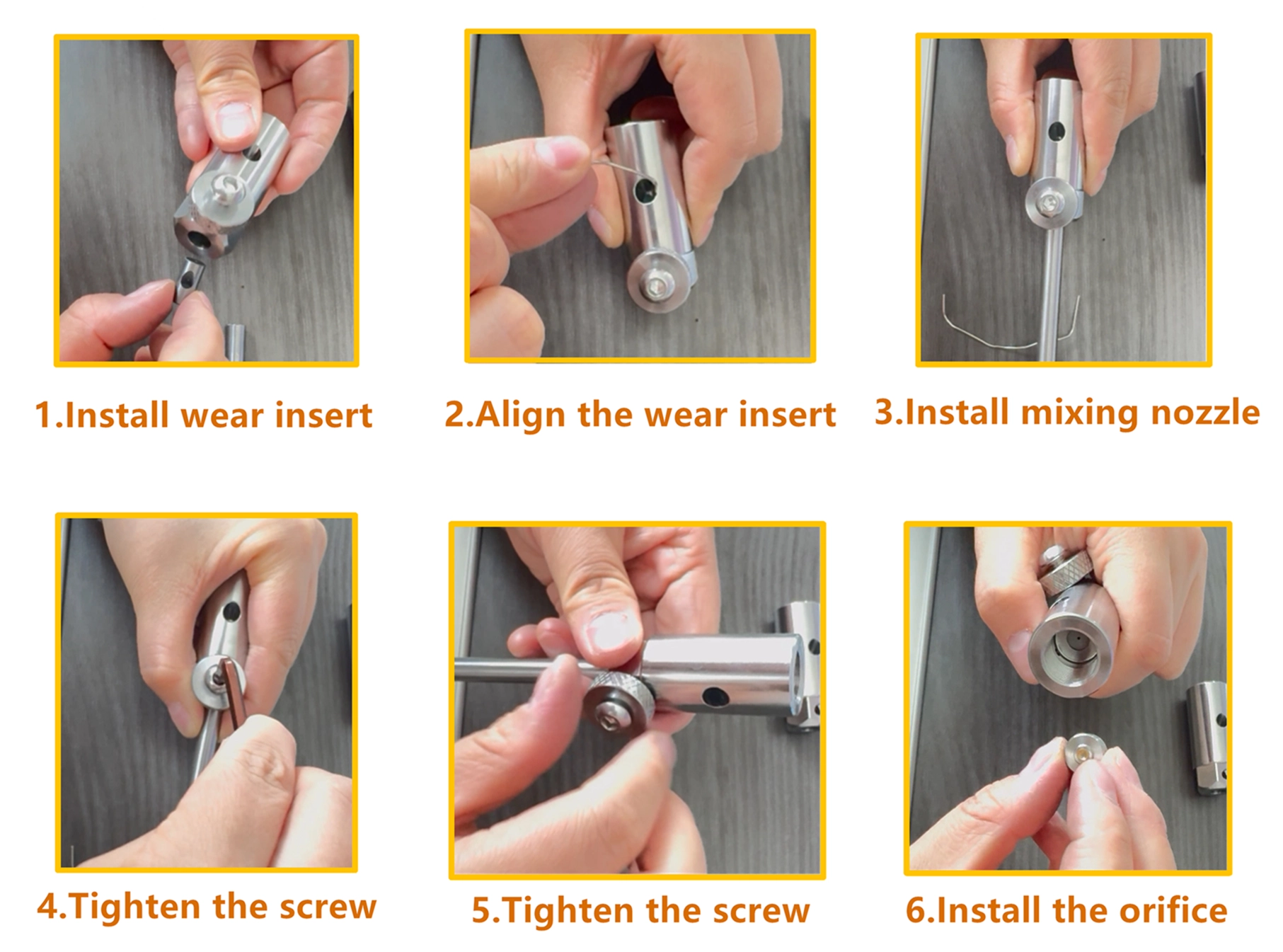 nozzle assembly for omax