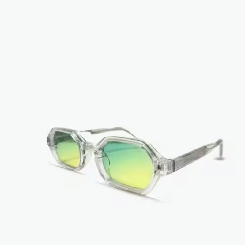 Gradient Green Yellow Sunglasses