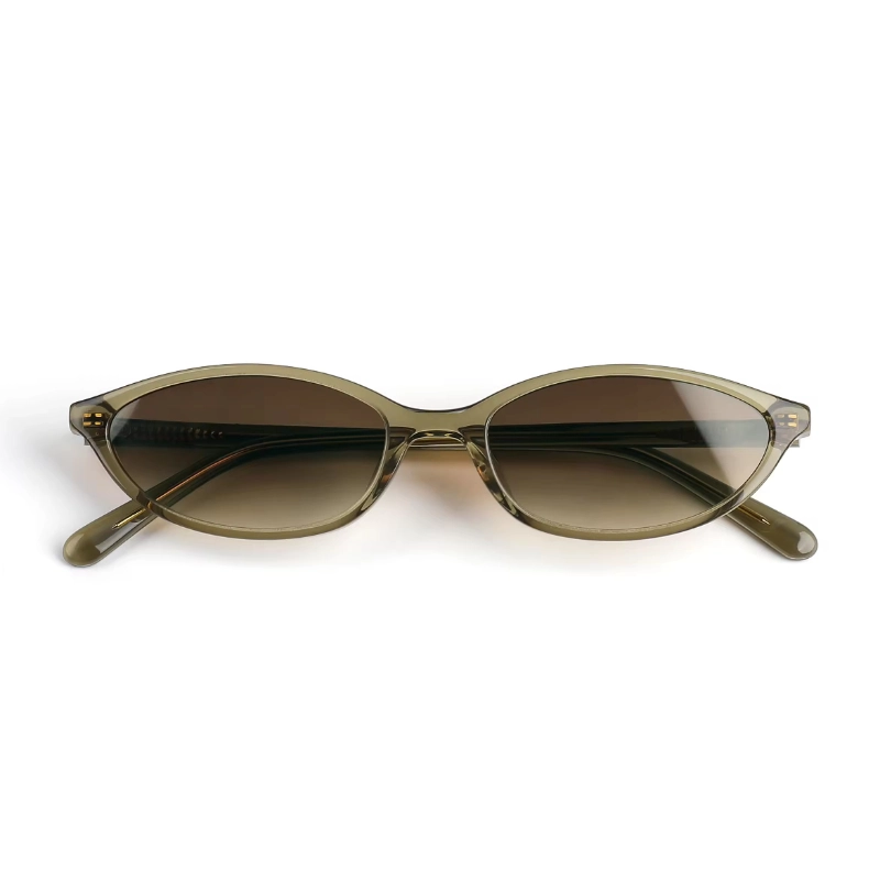 Oval Small Frame Shades Sunglasses