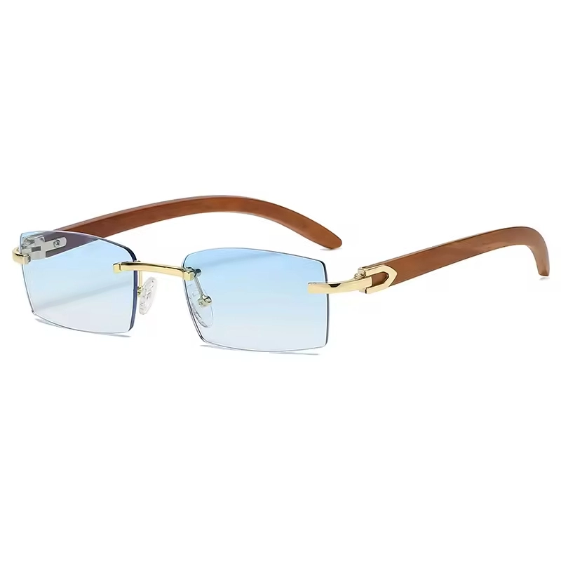 Rimless Sunglasses Women Men