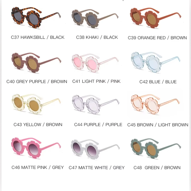 flower shape sunglasses