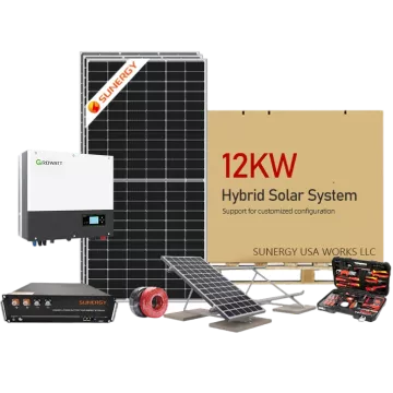 Système solaire hybride 12kw