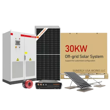 نظام طاقة شمسية خارج الشبكة بقدرة 30 كيلو وات