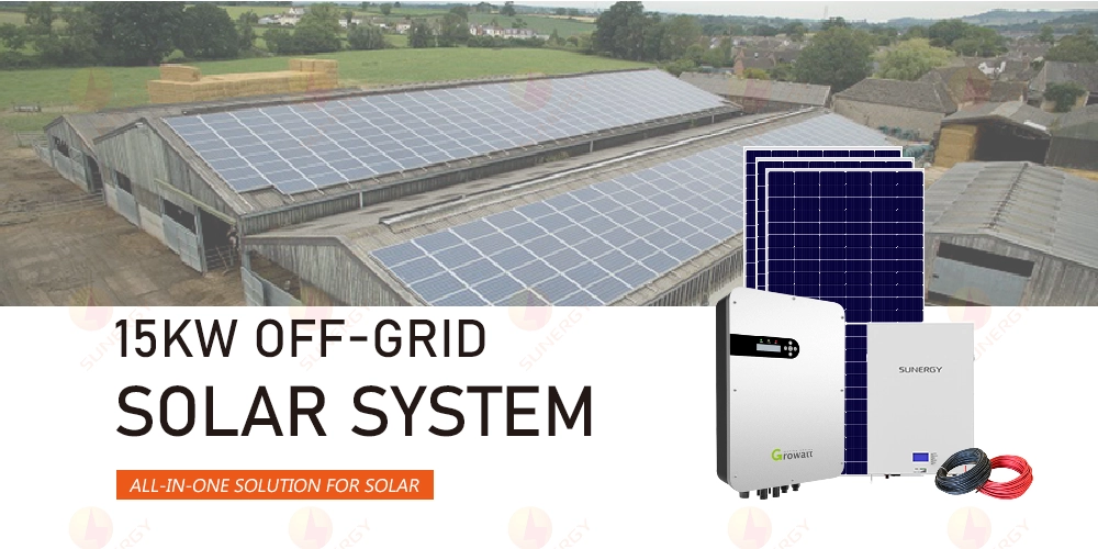Systèmes d'énergie solaire hors réseau de 15 kW