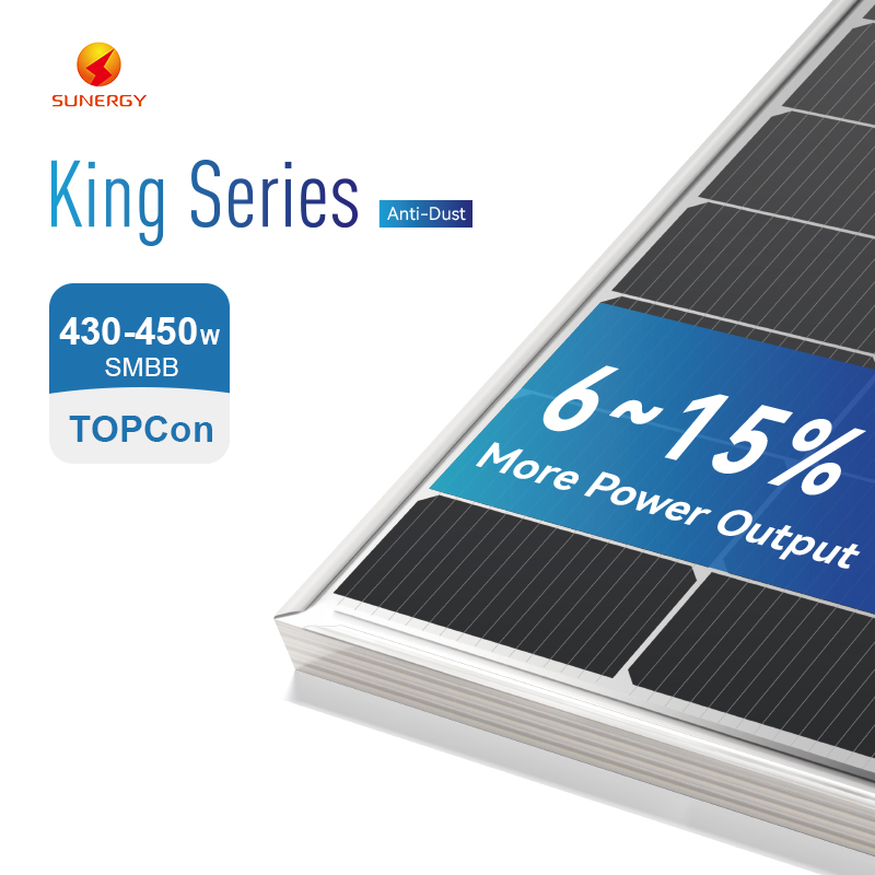 SUNERGY NEW N-Type TOPCon Mono  Crystalline Solar Panel 420-435W