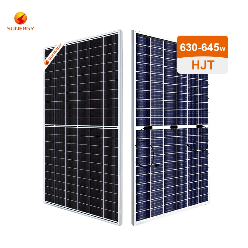 hjt太阳能电池板 630-645w