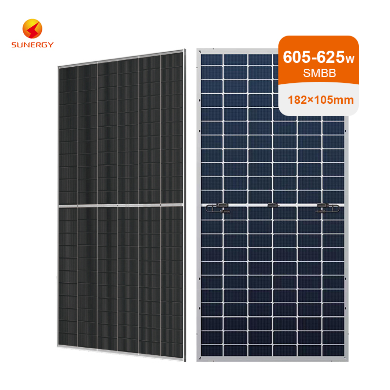 SUNERGY NEW SOLAR CELL(182*105MM) Mono  Crystalline Solar Panel  605-625W