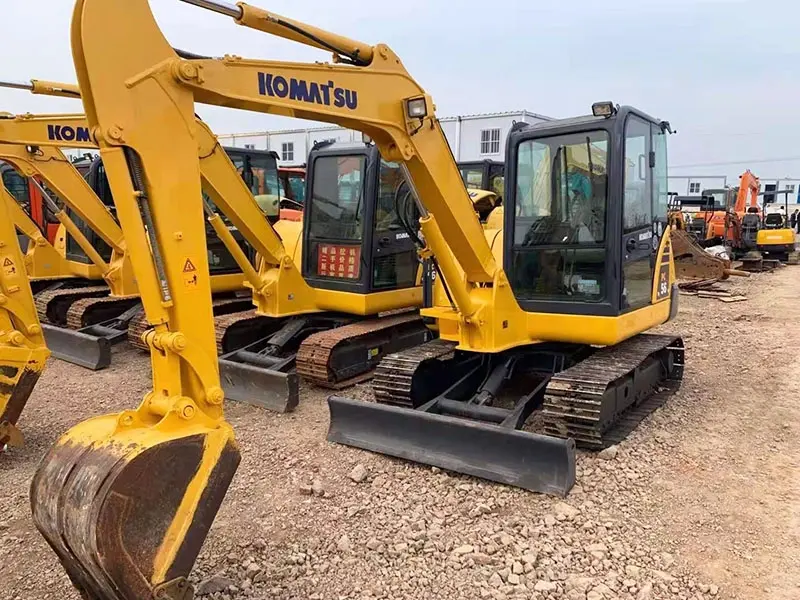 Used Komatsu PC56 excavator