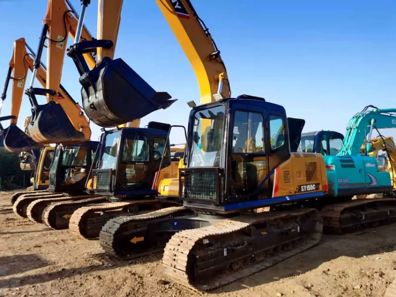 Pelle Sany 155C Machines d'excavatrice doucement utilisées