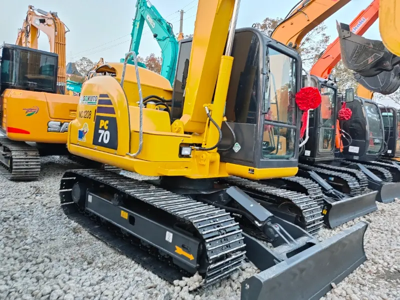 Used Komatsu PC70 Crawler excavators appearance