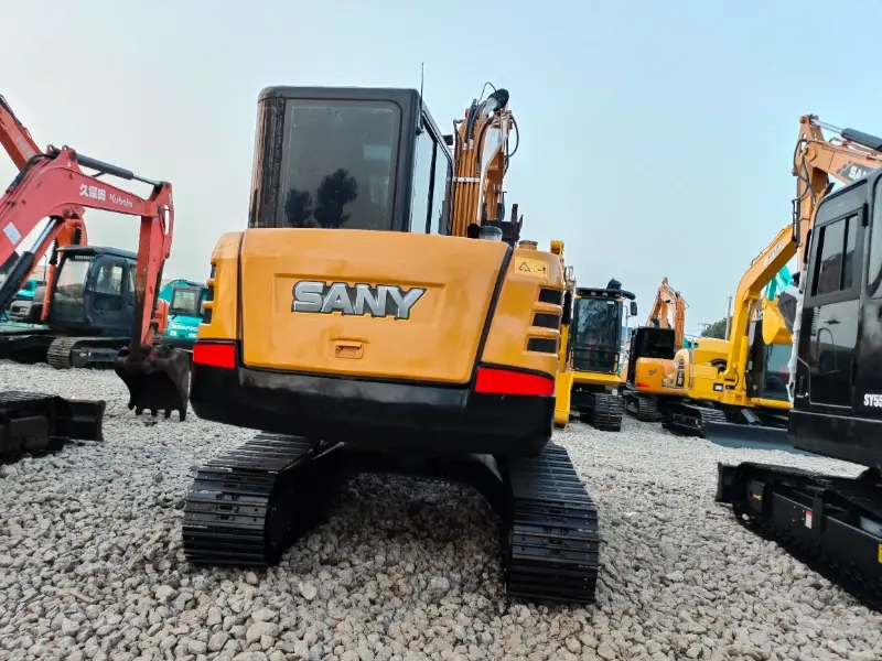 Used Sany 60 Excavator Crawler excavators Rear