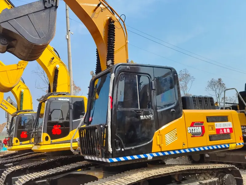 Used Sany SY235H Excavator Pure Earthmoving Excavator