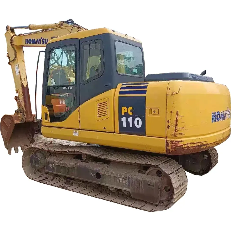 б/у оригинальный японский экскаватор Komatsu pc110