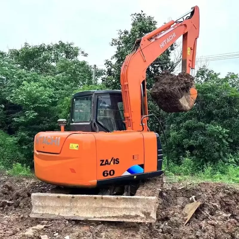 Original Hitachi ZX60 Used Excavator mini digger machine