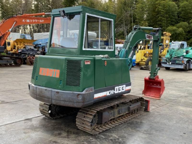 Kubota KH-033 Used Excavator 3 ton mini digger machine
