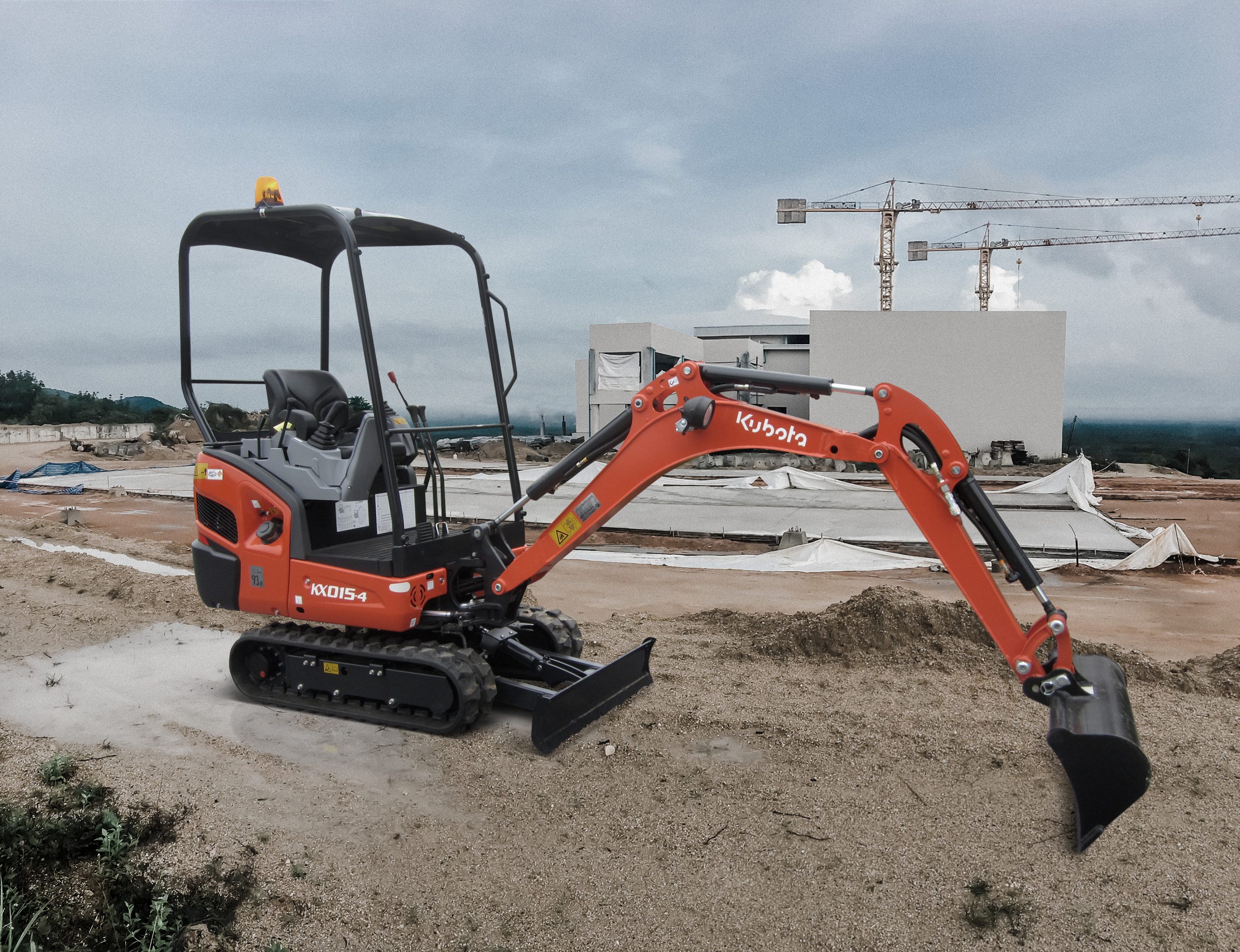 Kubota KX15-4 Excavadora usada Mini excavadora de 1 tonelada