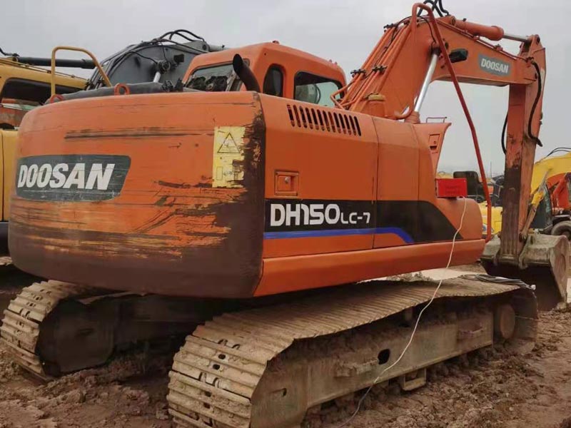 حار بيع مستعملة كوريا Doosan DH150-7 حفارة هيدروليكية