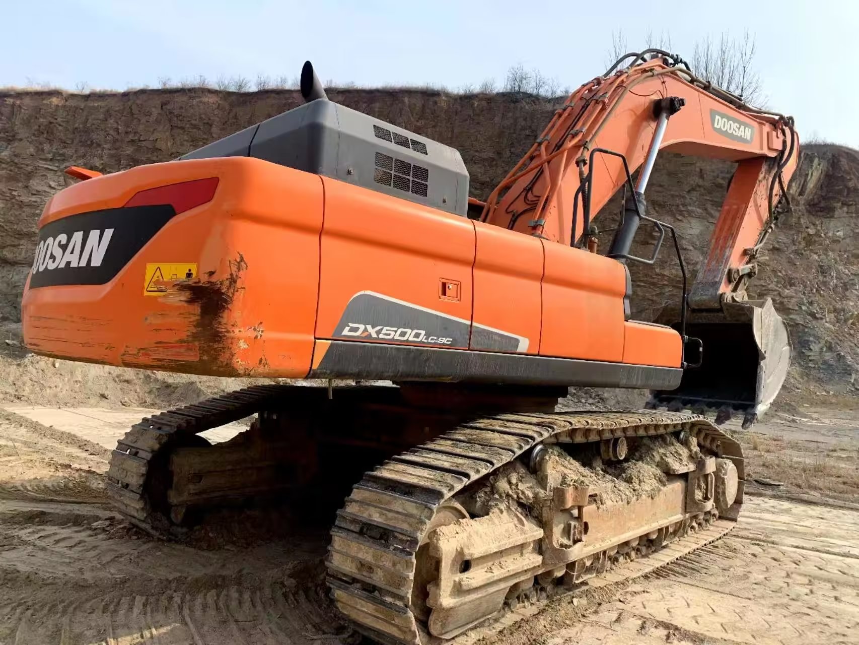 Venta caliente de excavadoras hidráulicas Doosan 500 usadas