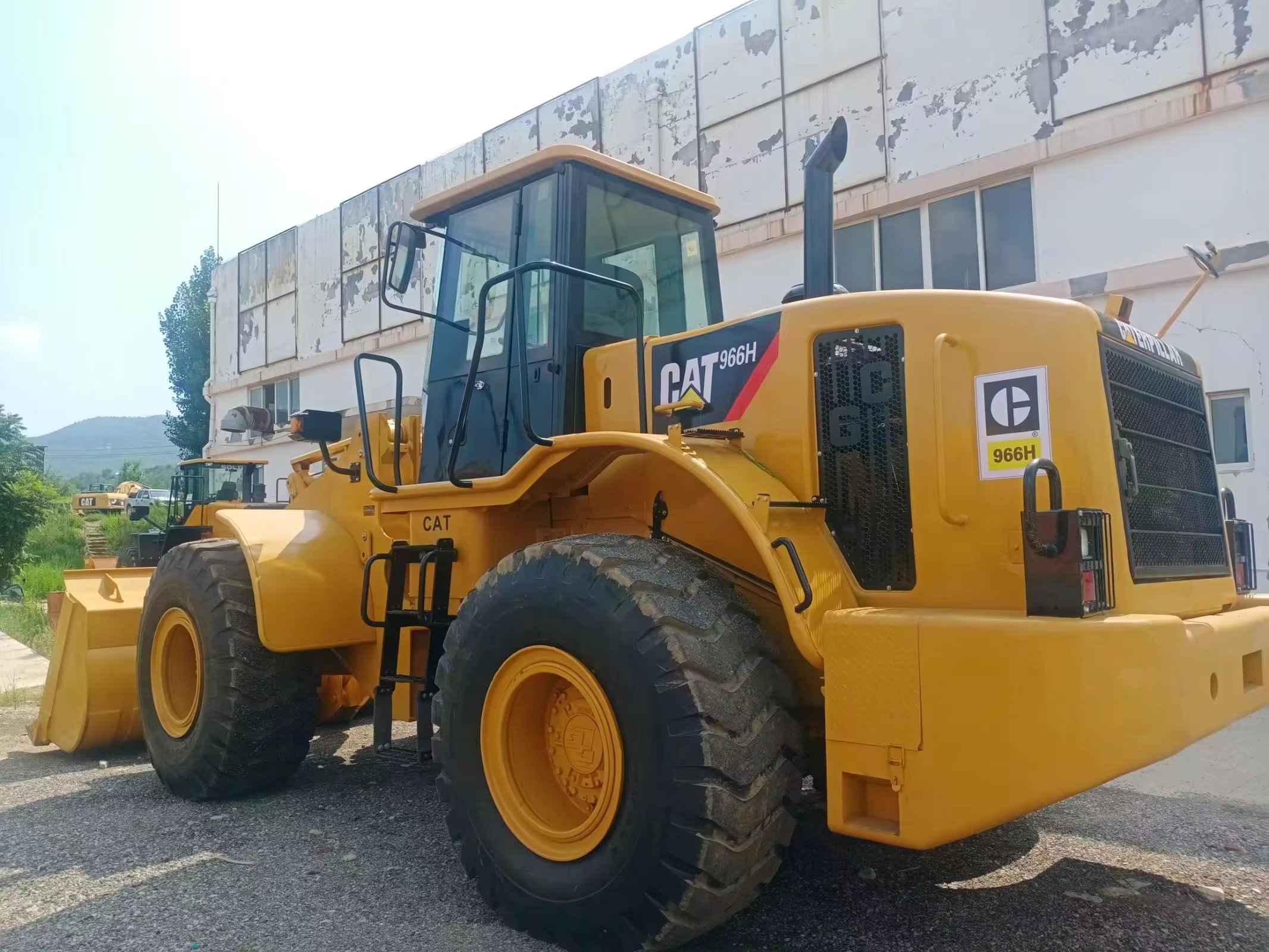 Used USA cat machinery 966H Wheel loader with lowest price