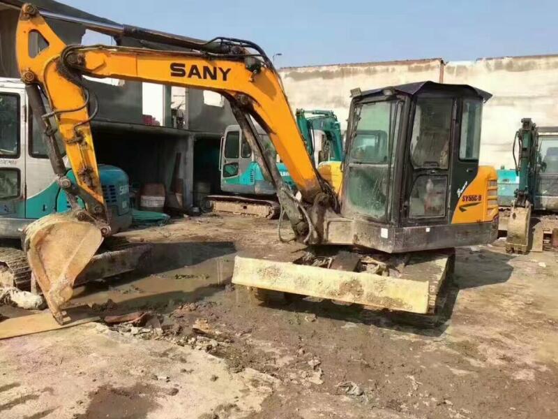 Mesin Penggali Mini Sany55C-9 Ekskavator 5ton Bekas