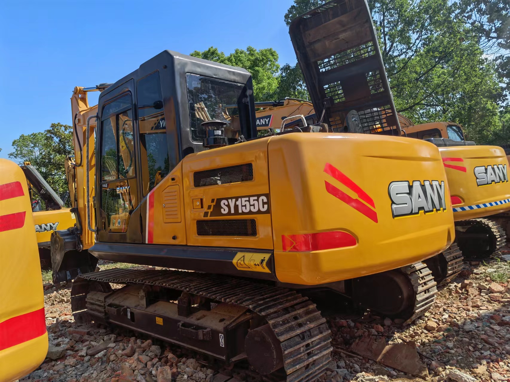 Used Sany155 Crawler Excavator Digger Machine