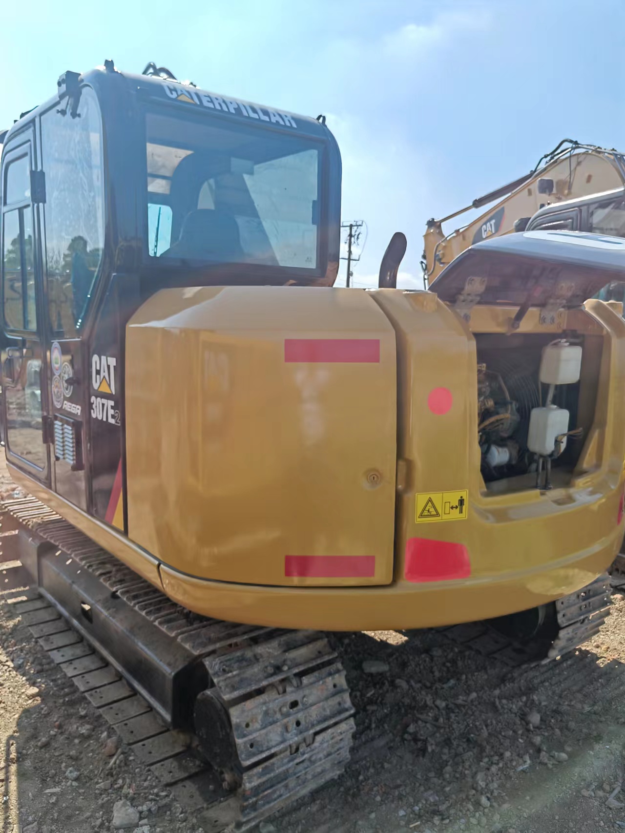 Excavadora de orugas Cat307E2 usada original de Japón