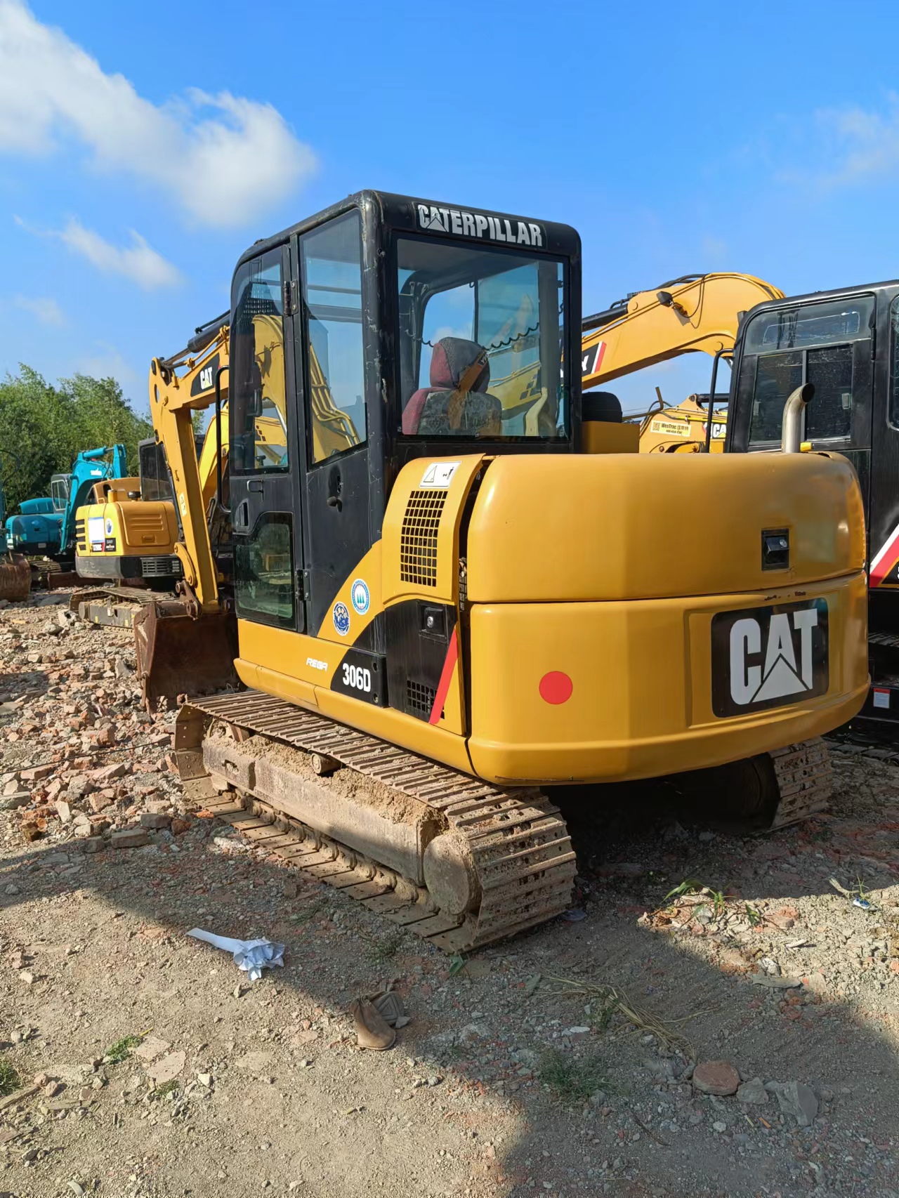 Máquina excavadora miniexcavadora Cat 306D usada