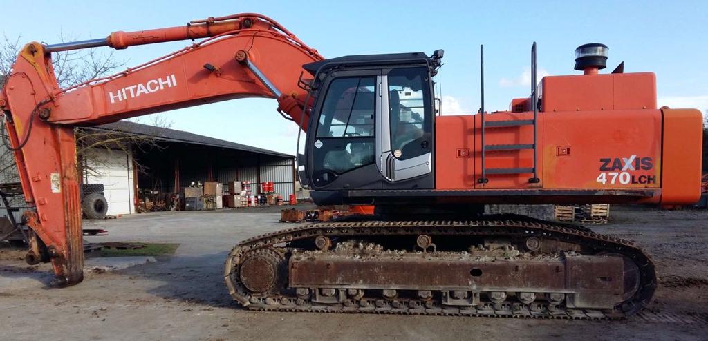 Venta caliente Japón utilizó excavadora de orugas Hitachi ZX470