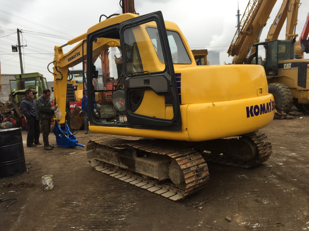 Ekskavator Perayap Mini Komatsu pc60 Asli Bekas