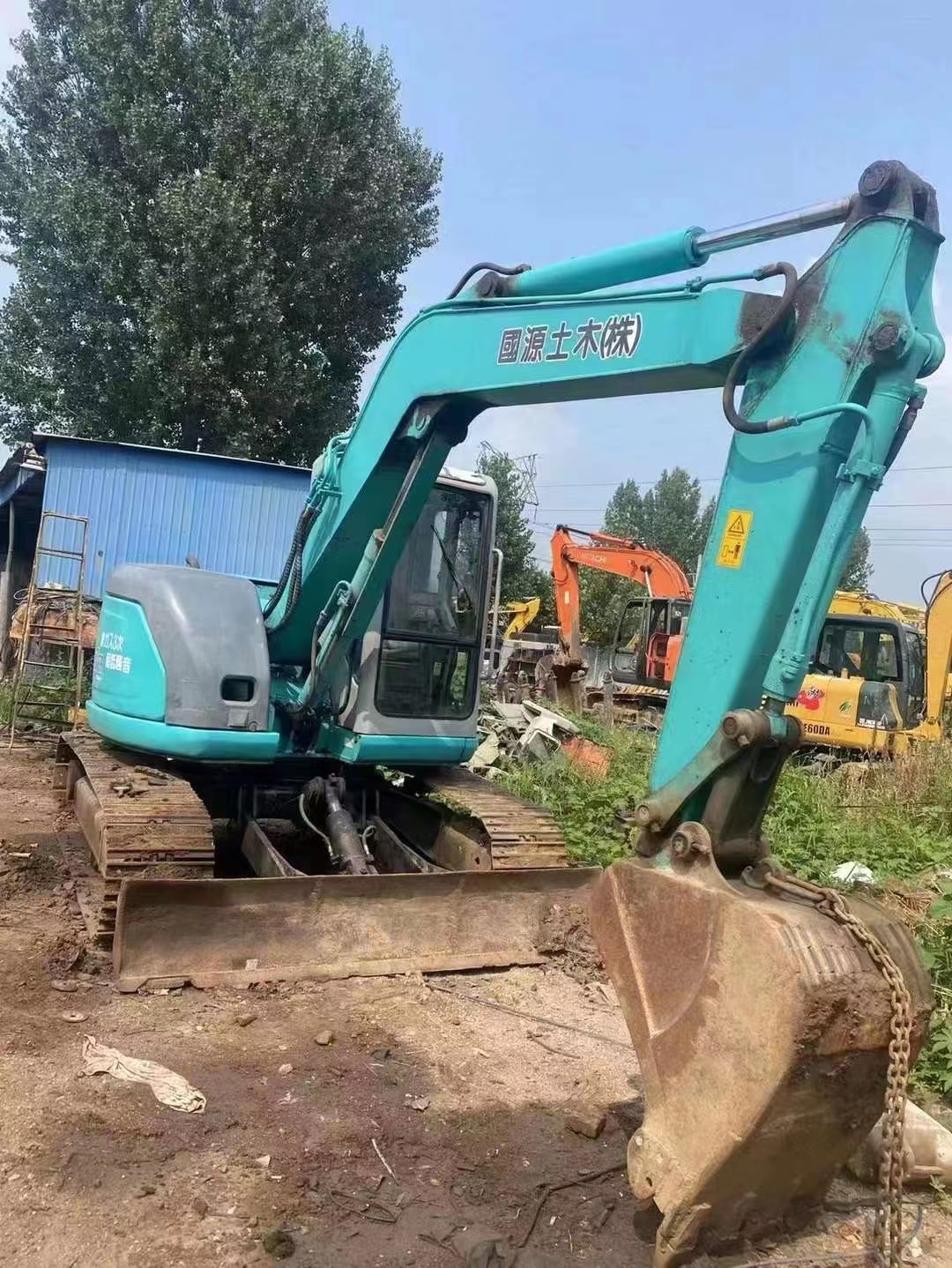 Japan Used SK75 Mini Crawler Excavator Digger