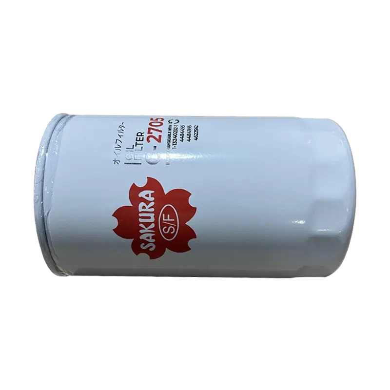 Hot Sale Sakura C-2705 Engine Oil Filter Fit for Isuzu- Engine ZX120 ZX130-5A ZX200-3 ZX200-5A ZX330 ZX350-3 ZX350-5A ZX690 ZX870 ZX890-3 ZX890-5A