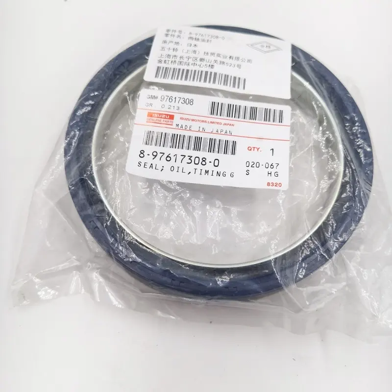 High Quality Issuzu Parts Excavator 8-97617308-0 BZ4837 Crankshaft Oil Seal (front) for 6WG1/ZX470-3